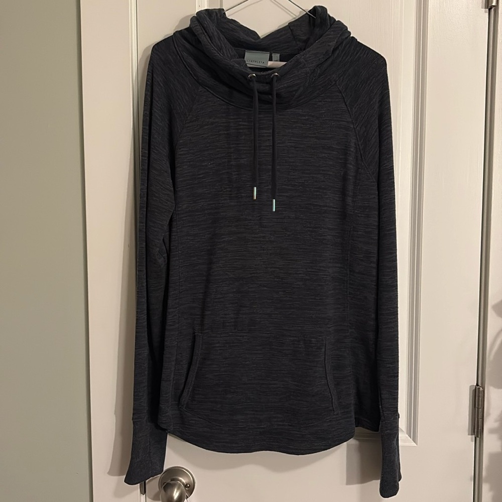 Athleta Charcoal Gray Pullover Sweater
